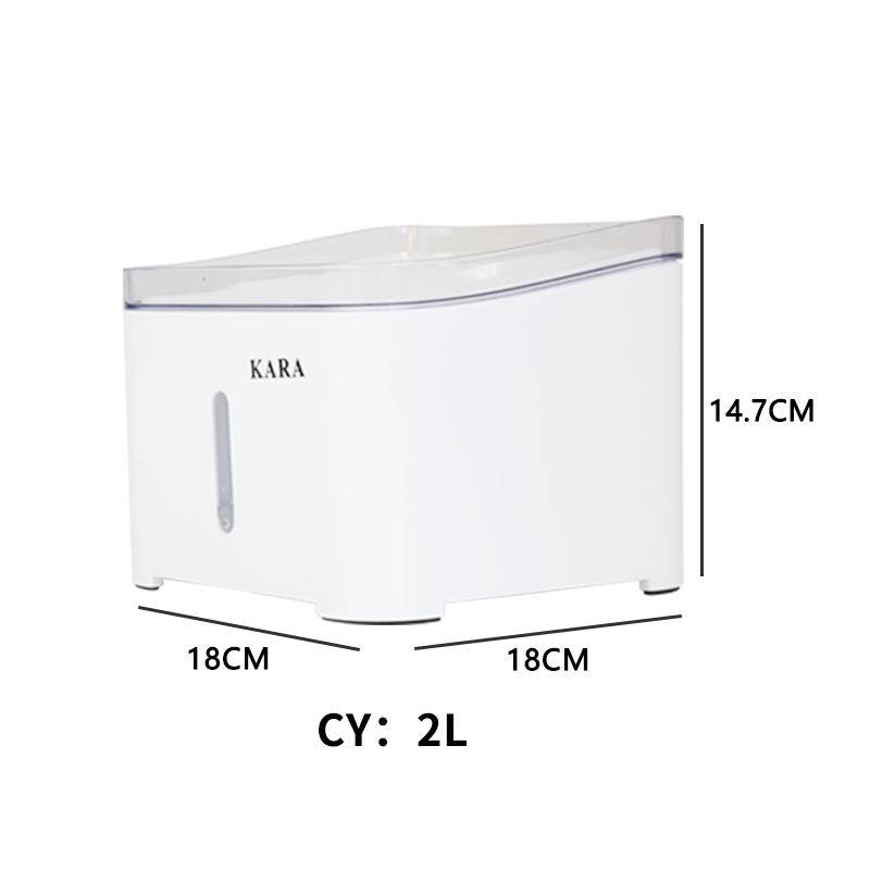 Manufacturer wholesale automatic battery drinking LED cat water fountain