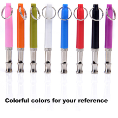 Manufacturer wholesale adjustable sound stop barking training dog whistle