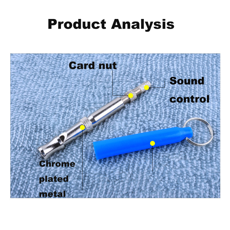 Manufacturer wholesale adjustable sound stop barking training dog whistle