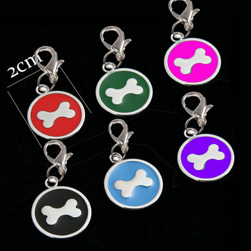 Manufacturer wholesale double-sided custom printed metal personalized pet ID tags dog tag