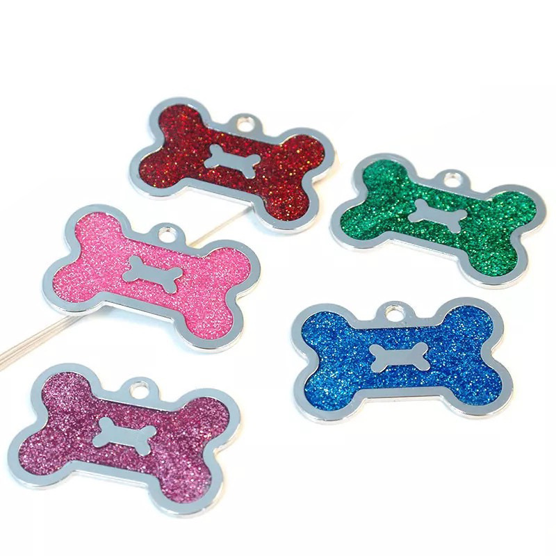 Manufacturer wholesale double-sided custom printed metal personalized pet ID tags dog tag