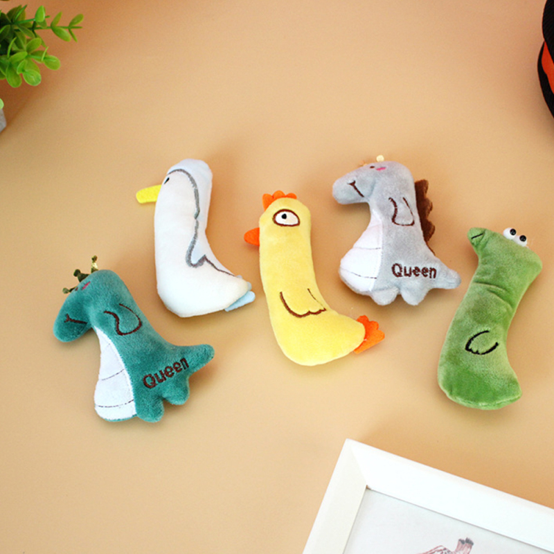 Wholesale Custom Logo Catnip Plush Toy Cat