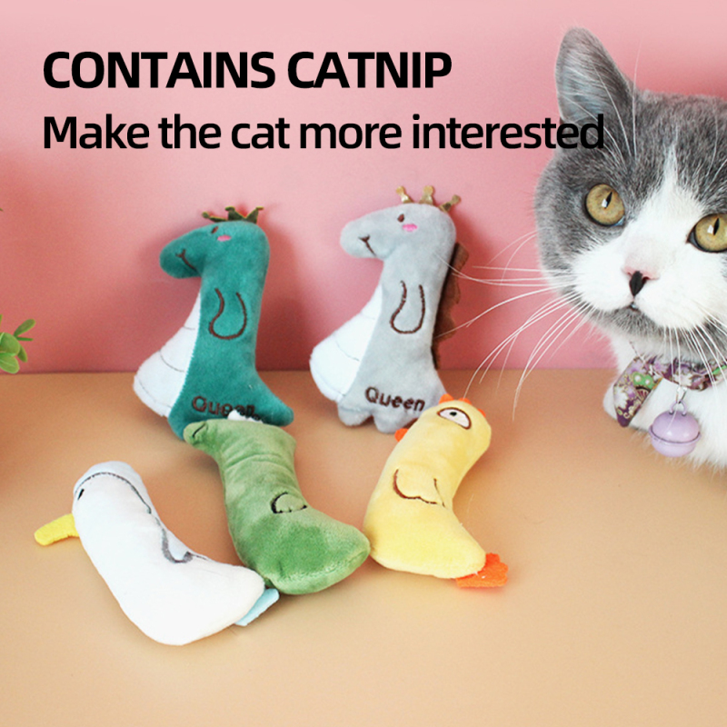 Wholesale Custom Logo Catnip Plush Toy Cat