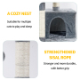 Wholesale Sisal Scratcher Condo Cat Tree House