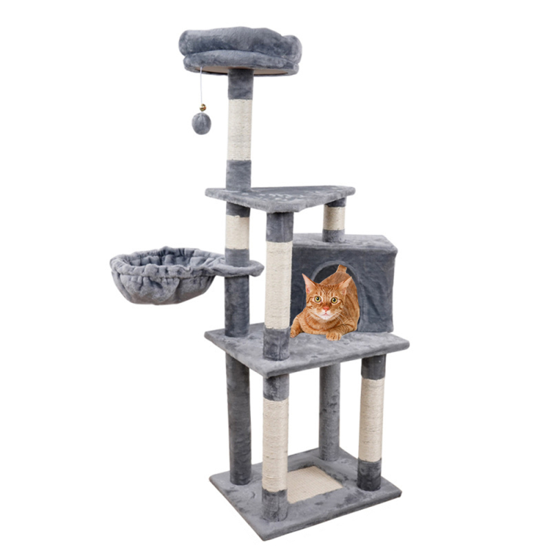 Wholesale Sisal Scratcher Condo Cat Tree House