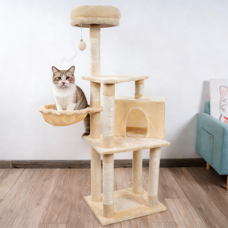 Wholesale Sisal Scratcher Condo Cat Tree House