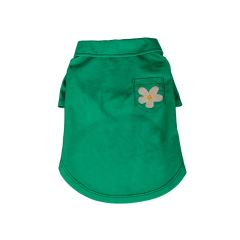 Manufacturer wholesale custom logo flower design dog accessories clothes