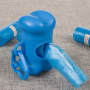 Portable Blue Capsule Type Dog Waste Bags Holder