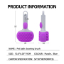 Wholesale Custom Logo Silicone Plastic Shower Cat Bath Brush for Dog