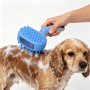 Wholesale Custom Logo Silicone Plastic Shower Cat Bath Brush for Dog