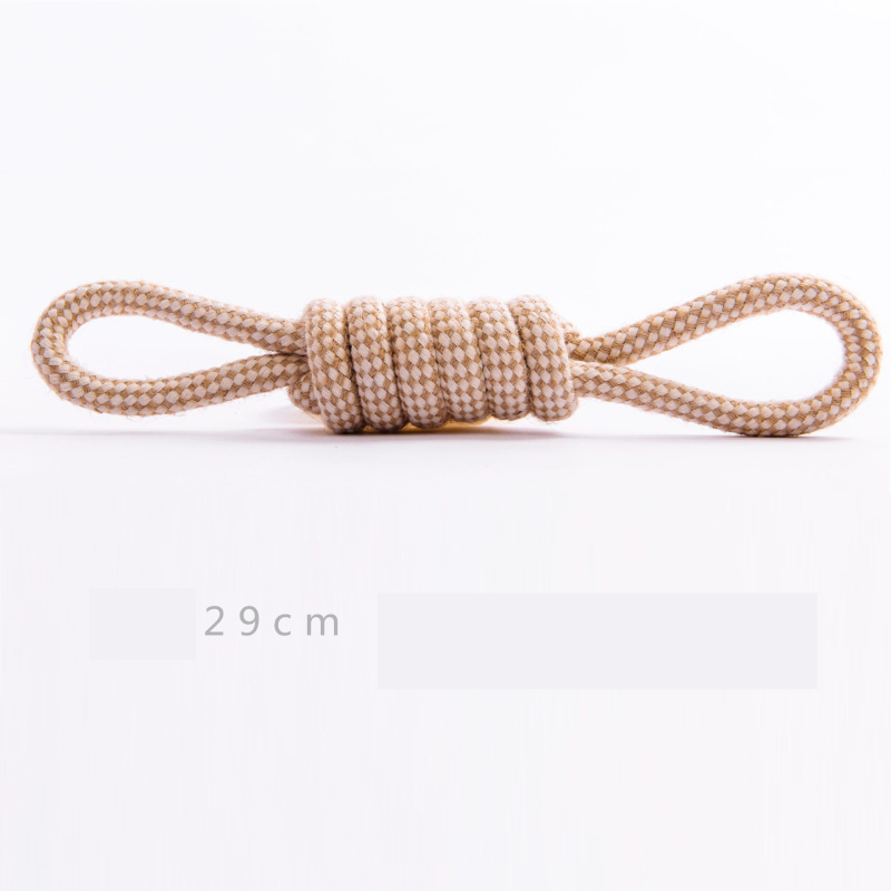 Manufacturer wholesale beige chew dog cotton rope toys