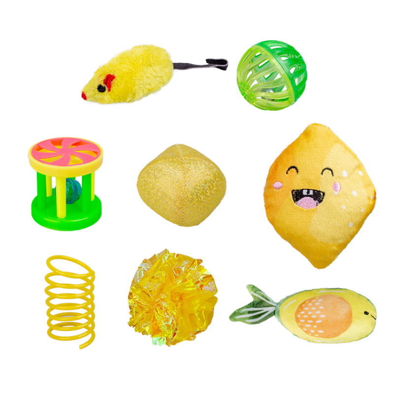 Manufacturer Wholesale Plush Fish Fruit Mouse Toy Cats Product