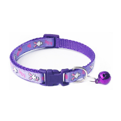 wholesale manufacturer rabbit pattern adjustable cat collar with bell