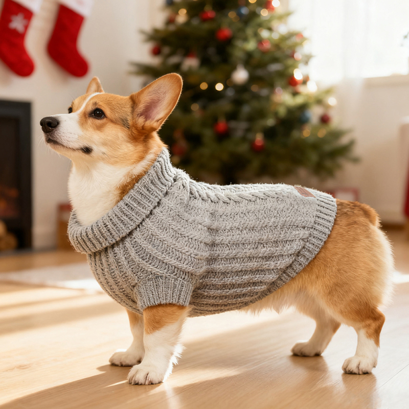 Manufacturer Wholesale Custom Logo Knitted Warm Dog Sweater