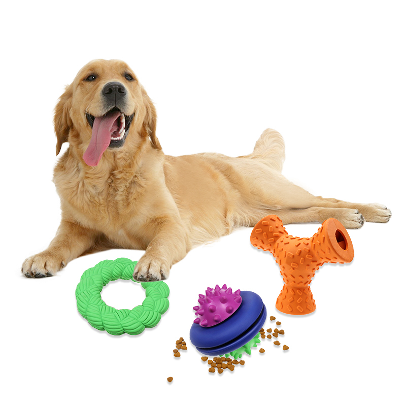 Manufacturer wholesale multi-design chew dog rubber toys