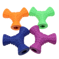 Manufacturer wholesale multi-design chew dog rubber toys