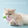 Wholesale Carrot Design Suqeaky Chew Cat Rope Toys