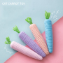 Wholesale Carrot Design Suqeaky Chew Cat Rope Toys