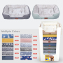 Wholesale Manufacturer Anti-slip Bottom Plush Pet Bed Accessories