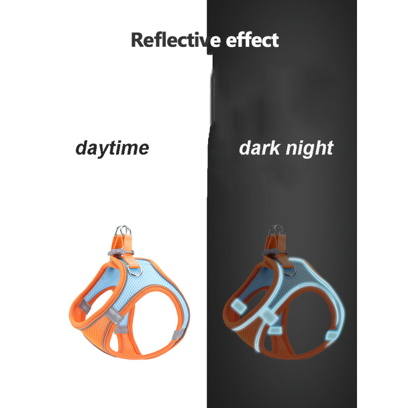 Manufacturer wholesale reflective multi-colors dog harness breathable