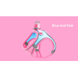 Pink blue harness
