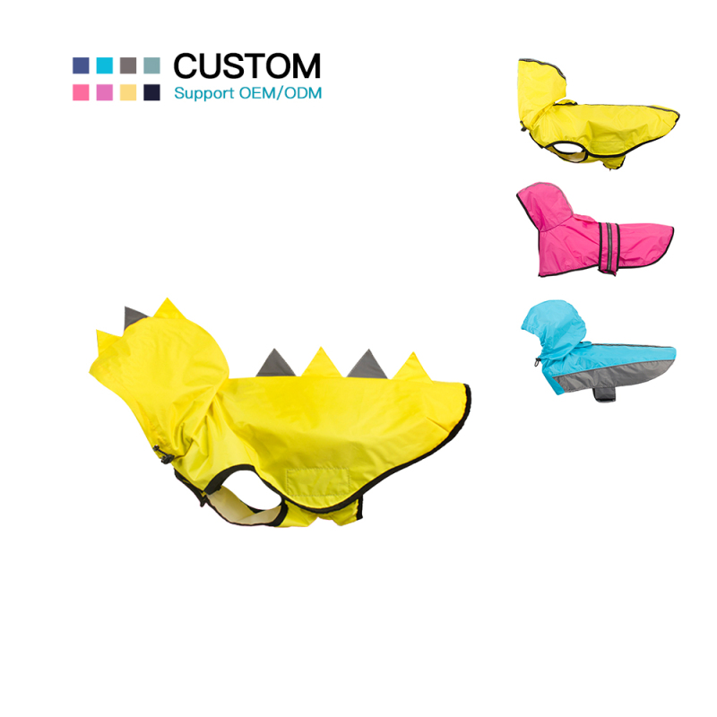 Manufacturer Wholesale Custom logo Waterproof Dog Rain Coat
