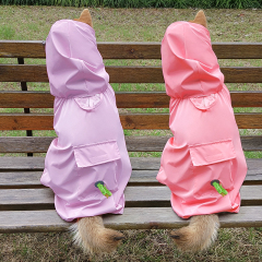 Manufacturer Wholesale Custom logo Waterproof Dog Rain Coat