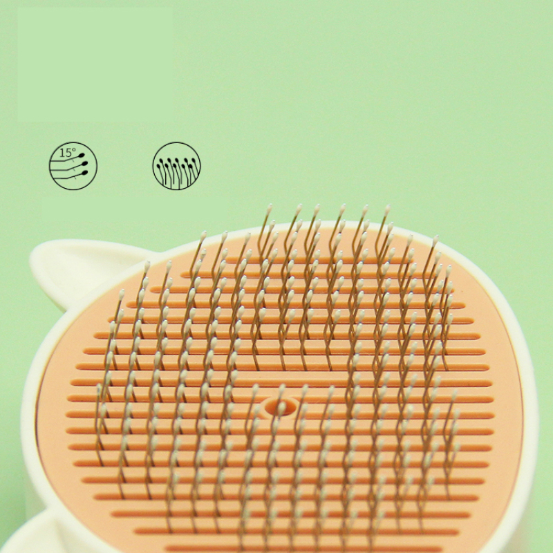 Manufacturer wholesale one button remove cute design cat pet comb