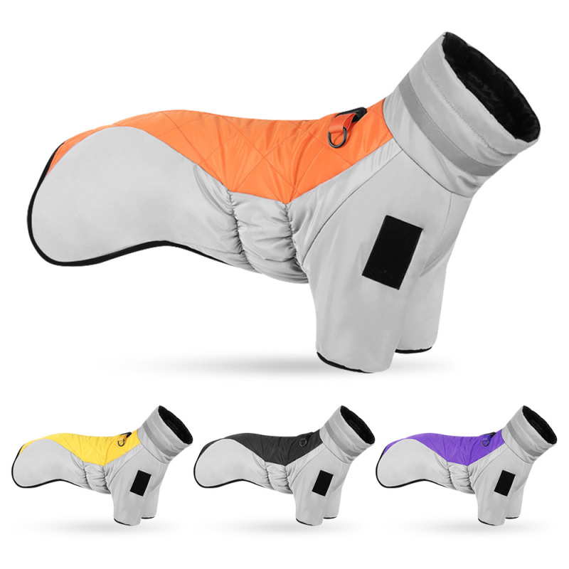 Wholesale Reflective Strip Warm Winter Large Dog Coat