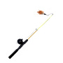 Manufacturer wholesale adjustable feather cat toy teaser rod