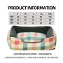Wholesale Custom Logo Washable Cat Dog Bed Sofa