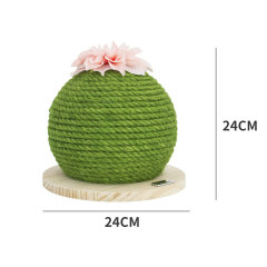 Manufacturer wholesale sisal wood cat cactus scratcher toy
