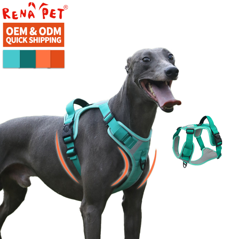 Wholesale Custom Logo Breathable Reflective Strips Pet Harness