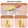 Wholesale ABS Solid Wood Handle Hair Removal Dog Cat Pet Comb