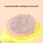 Wholesale ABS Solid Wood Handle Hair Removal Dog Cat Pet Comb