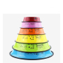 Manufacturer wholesale multi-colors stainless steel cat dog bowl non-slip