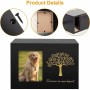 Manufacturer wholesale custom luxury design solid wood custom pet urns for ashes
