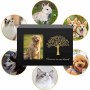 Manufacturer wholesale custom luxury design solid wood custom pet urns for ashes
