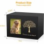 Manufacturer wholesale custom luxury design solid wood custom pet urns for ashes