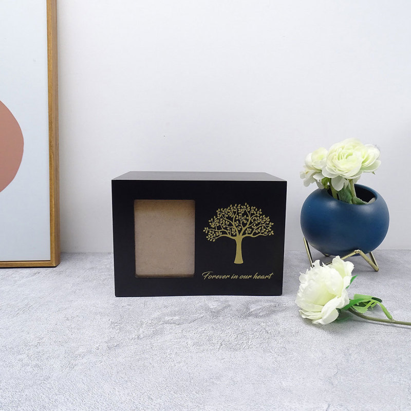 Manufacturer wholesale custom luxury design solid wood custom pet urns for ashes