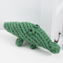 wholesale manufacturer elephant lion crocodile bone chew cotton rope dog toys