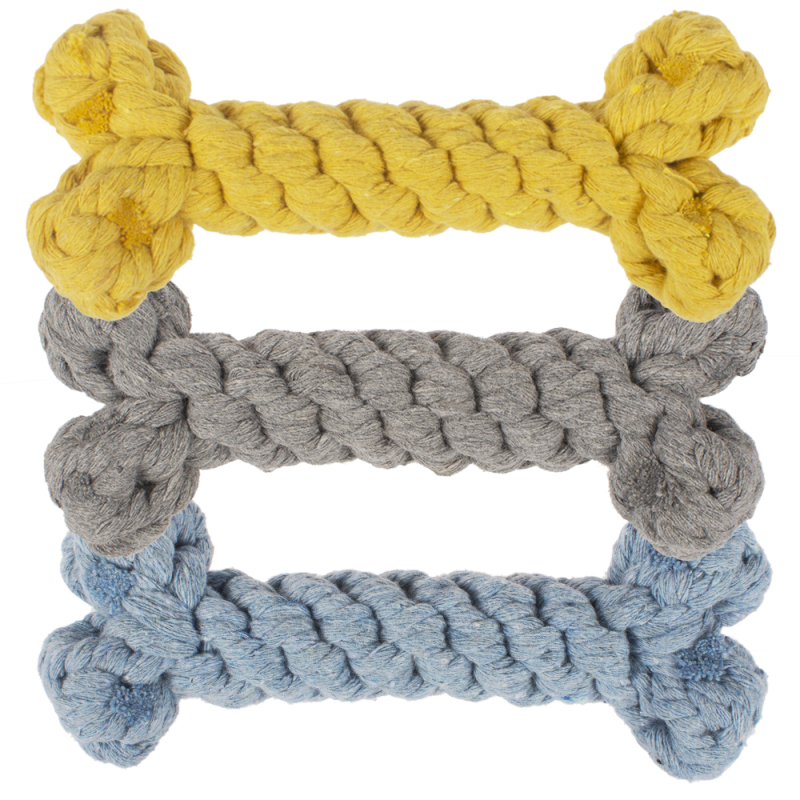 wholesale manufacturer elephant lion crocodile bone chew cotton rope dog toys