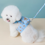 Manufacturer Wholesale Cute Design Breathable Mesh Small Dog Harness with Bag
