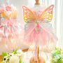 Wholesale Embroidered Butterfly Design Luxury Pet Accessories Clothes Cat Dog Dress