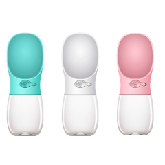 Wholesale Manufactory Automatic Hot for walking portable plastic travel recycling dispenser 250ml Pet dog water bottle