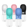 Wholesale Manufactory Automatic Hot for walking portable plastic travel recycling dispenser 250ml Pet dog water bottle