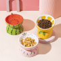 Wholesale Elevated Ceramic Cat Bowl Tall