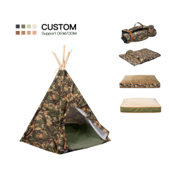Manufacturer Wholesale Detachable Camouflage Small Dog Cat Tent