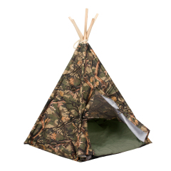 Manufacturer Wholesale Detachable Camouflage Small Dog Cat Tent