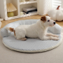 Wholesale Custom Logo Pet Product Round Cat Dog Bed Cooling
